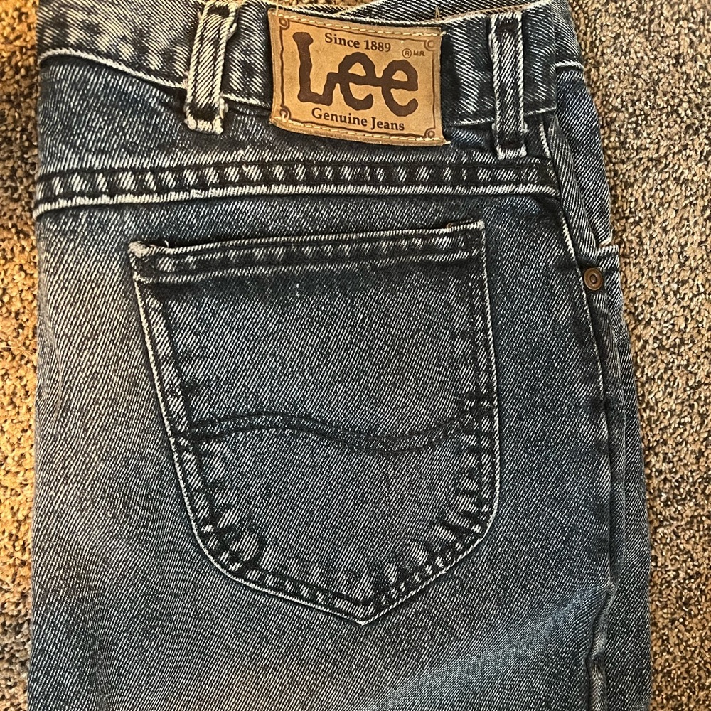 Lee Dark Wash Relaxed Fit Jeans